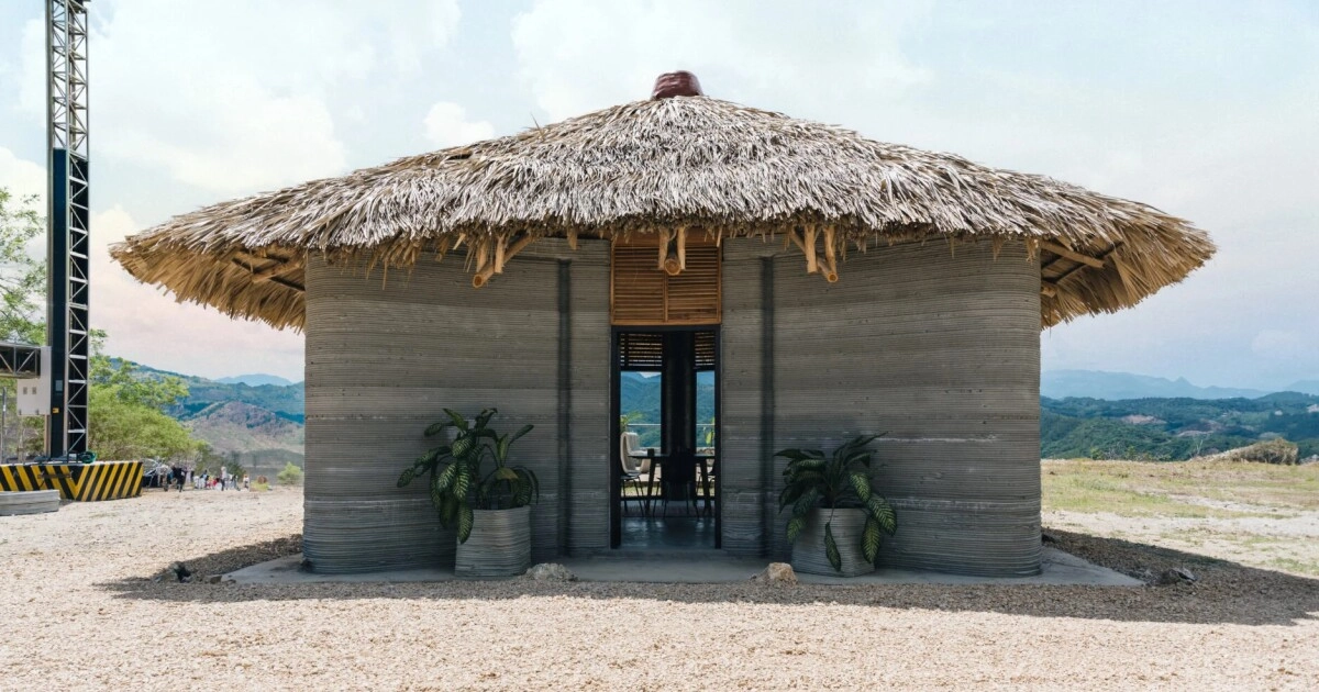 A house that can withstand earthquakes was 3D printed in a mere 26